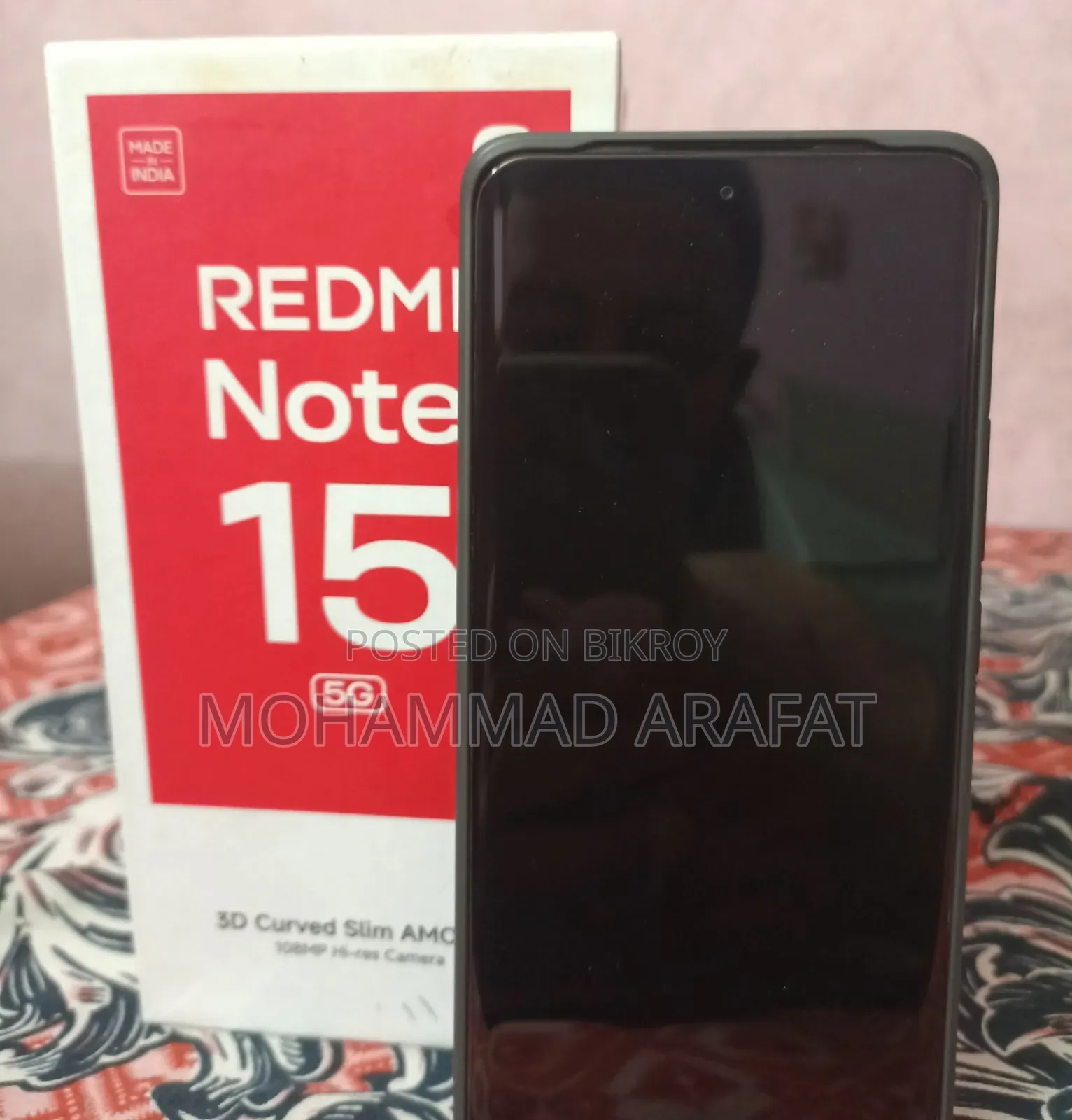 নতুন শাওমি রেডমি নোট ১৫ ২৫৬ জিবি ব্ল্যাক