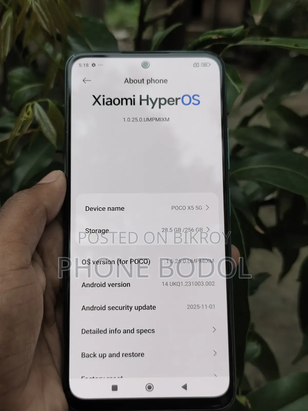 Xiaomi Poco X5 256 GB Blue