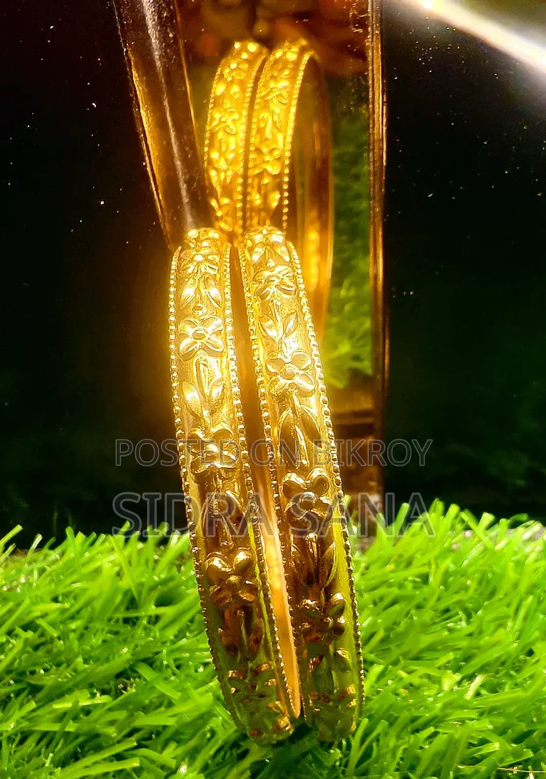 21 K Gold Bronze Bangles