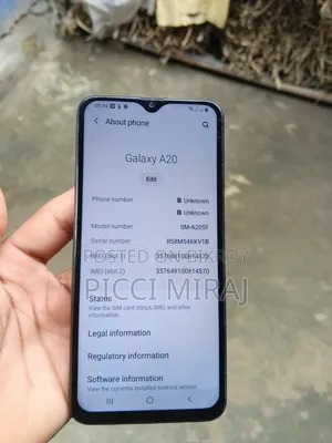 স্যামসাং গ্যালাক্সি এ২০ ৬৪ জিবি নীল