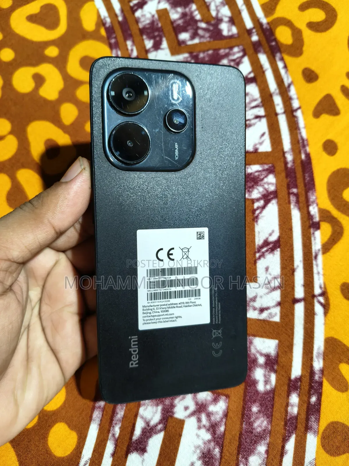Xiaomi Redmi Note 14 4G 256 GB Red