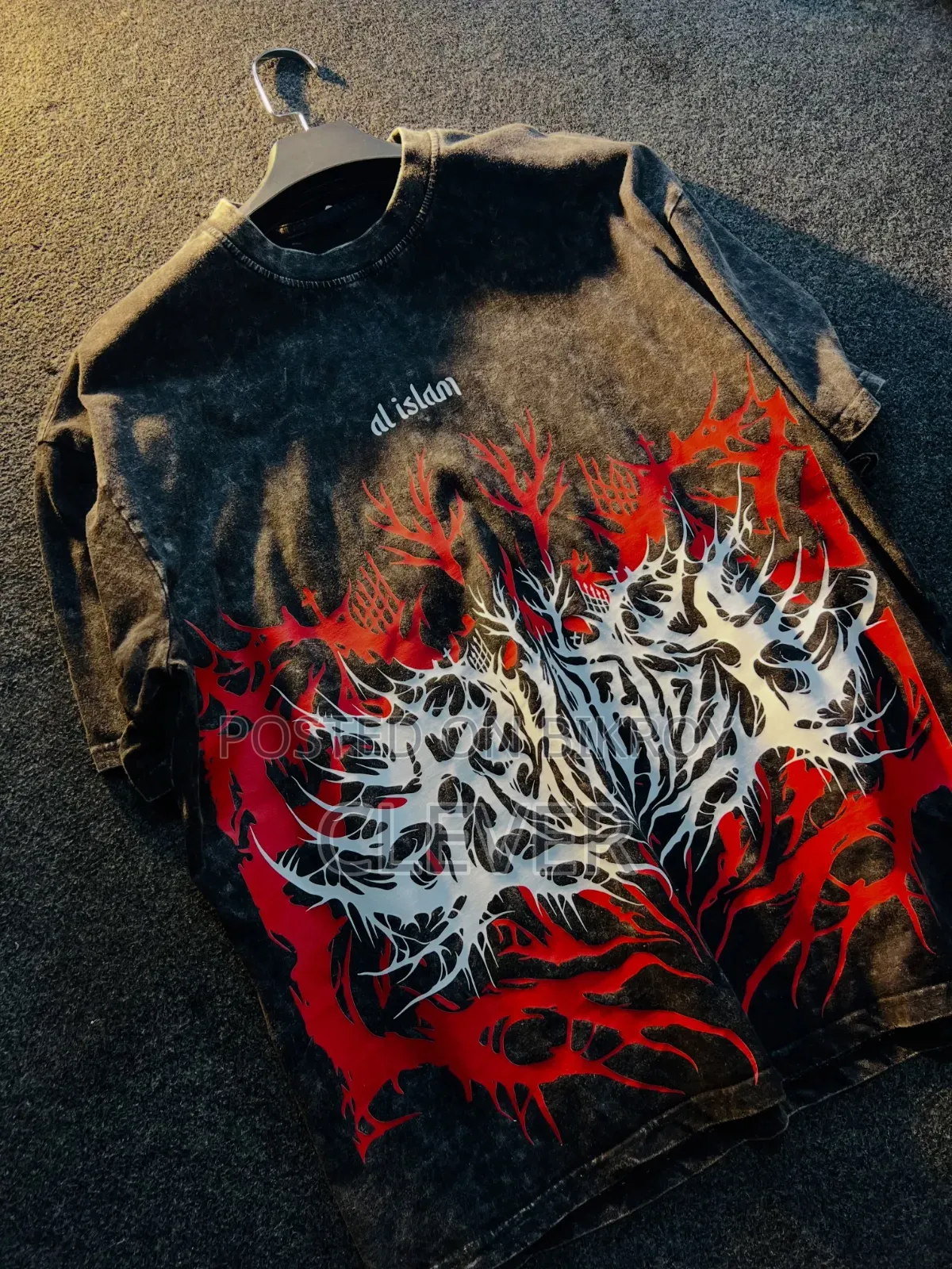 Drop Shoulder | Acid Wash Drop Shoulder