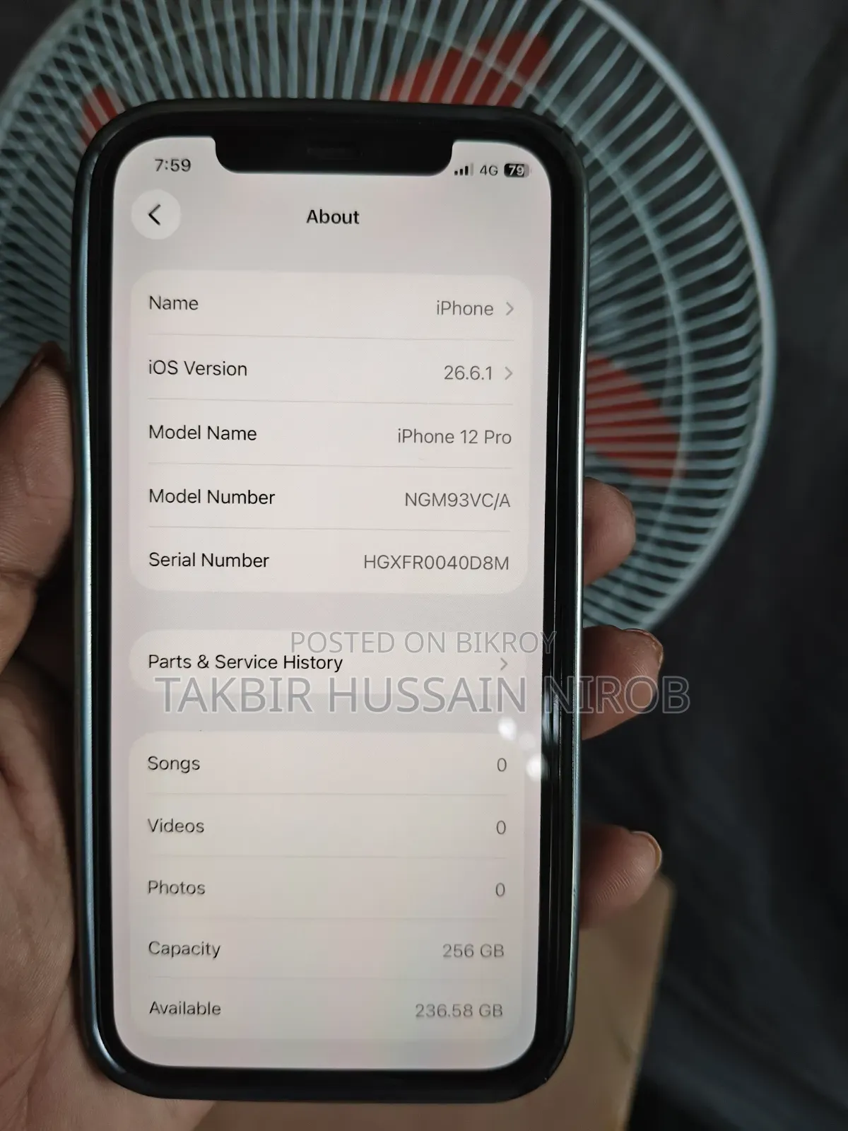 অ্যাপল আইফোন ১২ প্রো ২৫৬ জিবি গ্রে