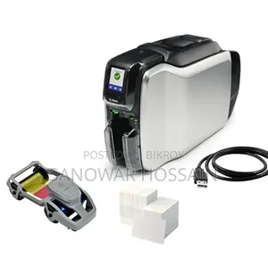 Zebra ZC300 ID Card Printer – Almost New, Only 500 Cards Printed