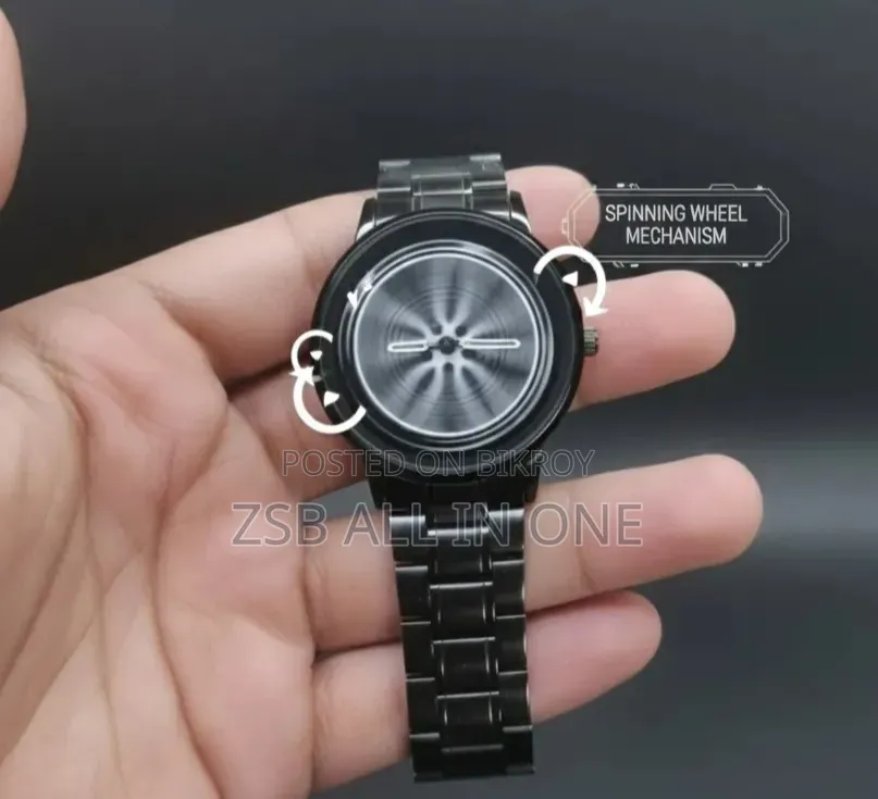 Men's Car Wheel Watch(ভিতরে চাকা ঘুরবে)