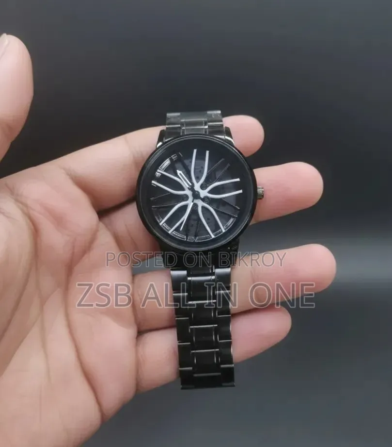 Men's Car Wheel Watch(ভিতরে চাকা ঘুরবে)