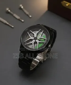 Men's Car Wheel Watch(ভিতরে চাকা ঘুরবে)