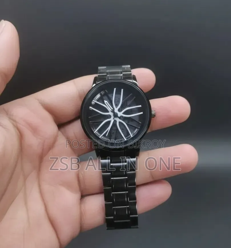Men's Car Wheel Watch(ভিতরে চাকা ঘুরবে)