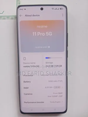 Realme 11 5G 256 GB Green