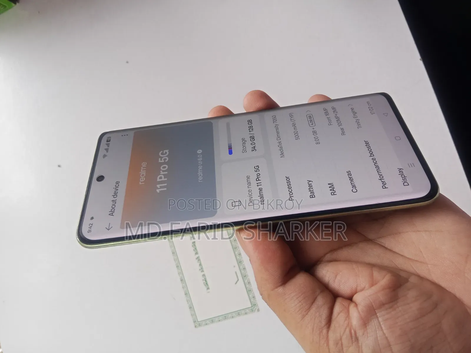 Realme 11 5G 256 GB Green