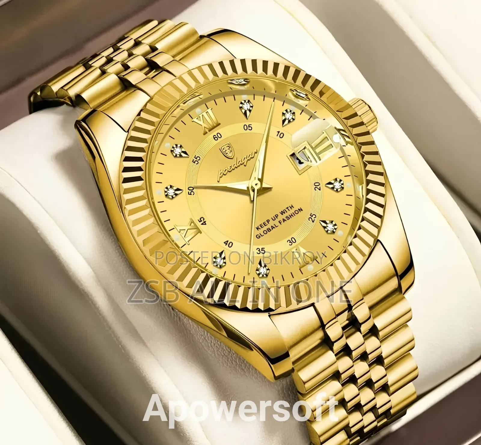 Poedagar Men's Watch(সিটি লক)