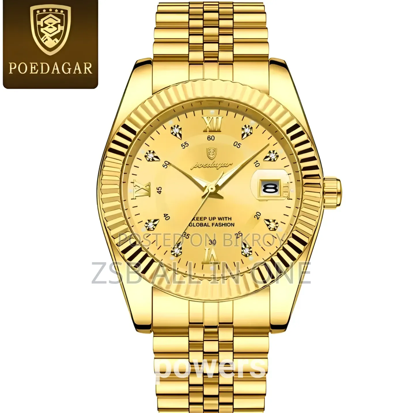 Poedagar Men's Watch(সিটি লক)