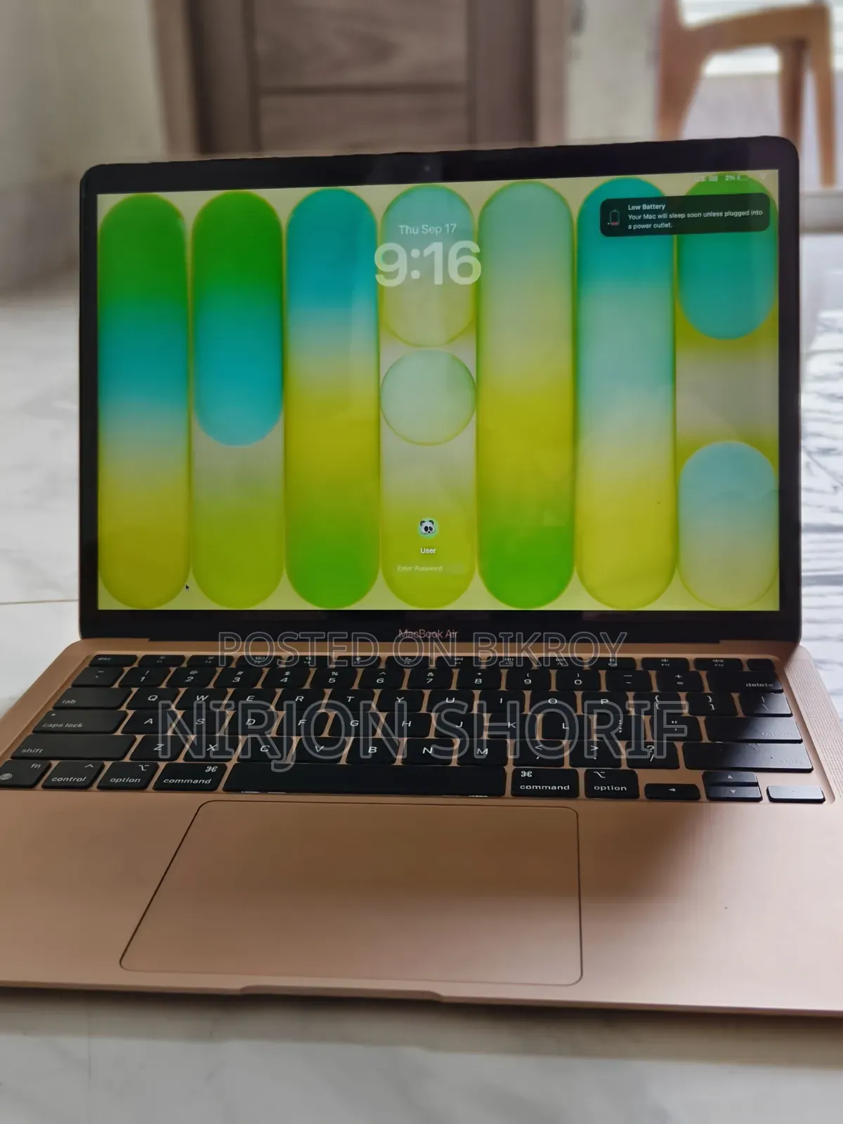 Laptop Apple MacBook Air 2020 M1 8GB Apple M1 SSD 256GB