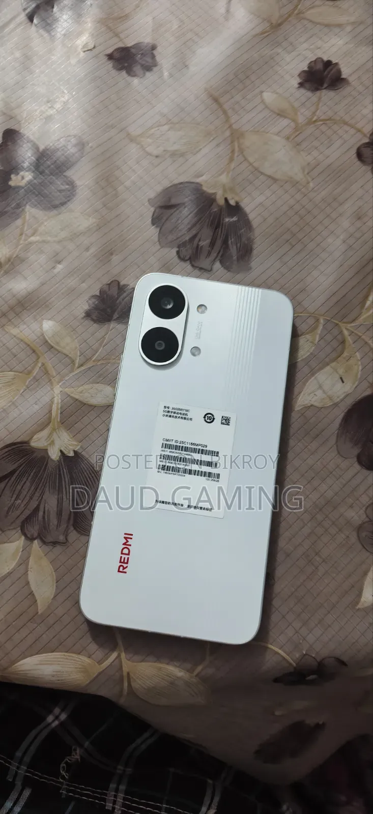 New Xiaomi Redmi Turbo 5 Max 256 GB White