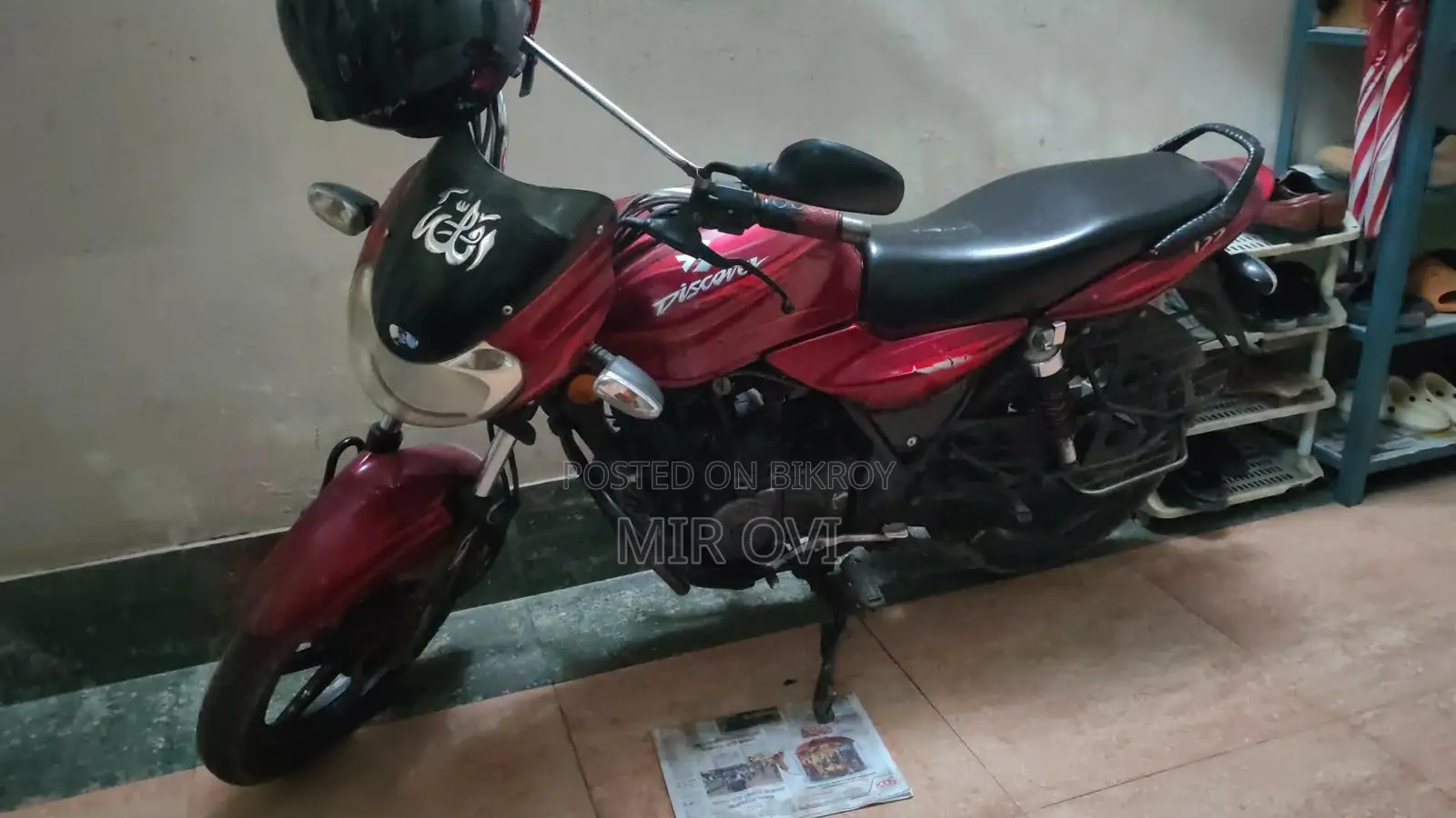 Bajaj Discover 135 2008 Red
