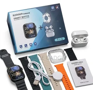 S2000 Promax Smart Watch 10 in 1 Combo Set