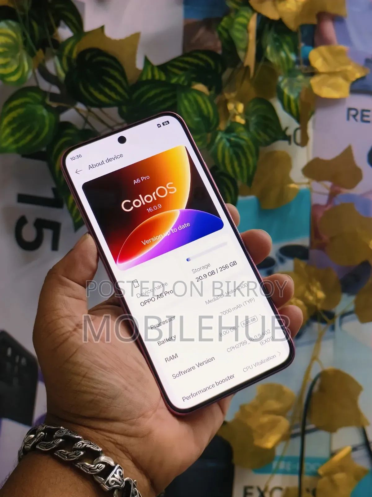 New Oppo A6s Pro 256 GB Red