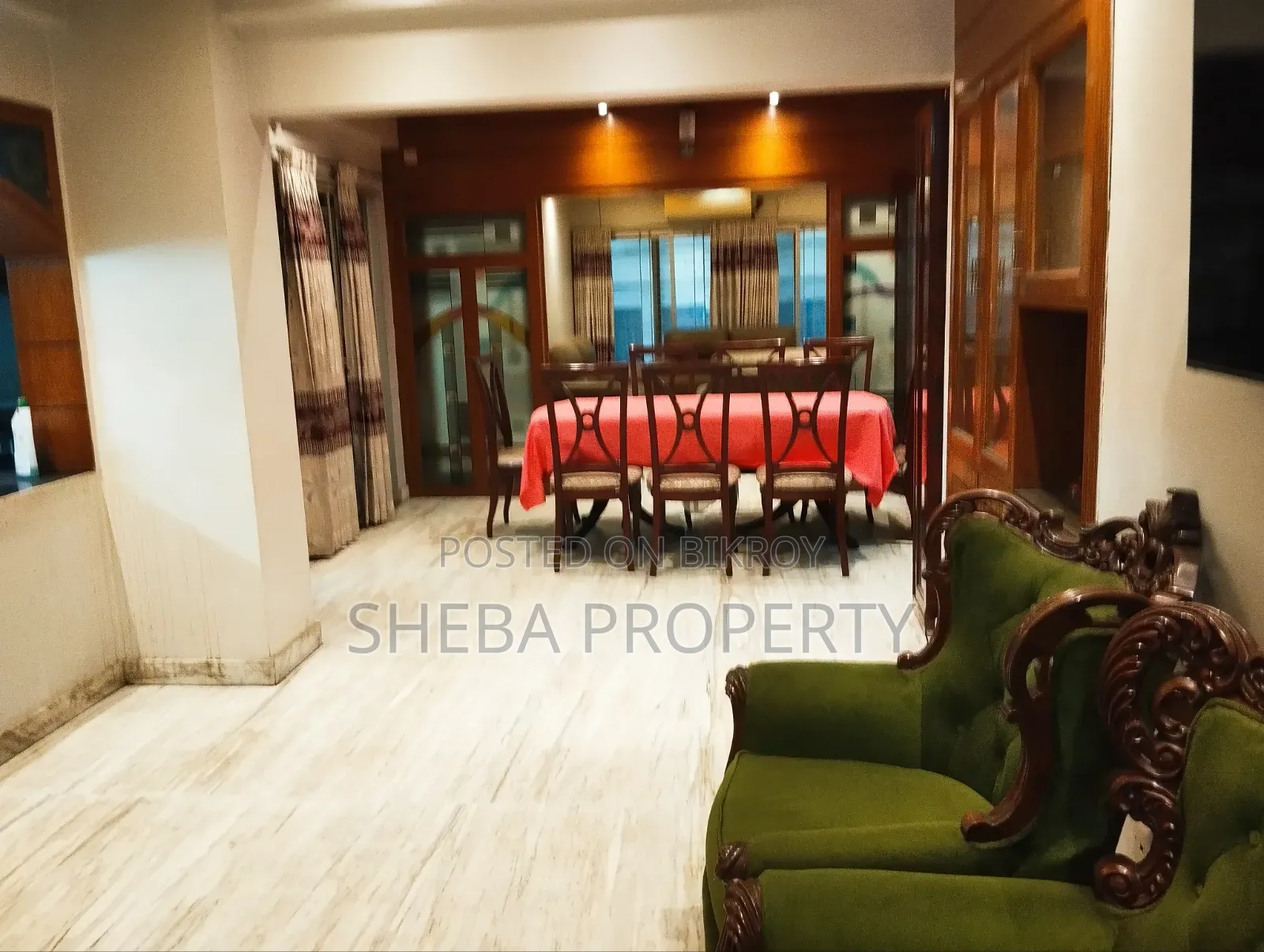 Furnished 3-Bedroom Apartment in Gulshan for Rent
