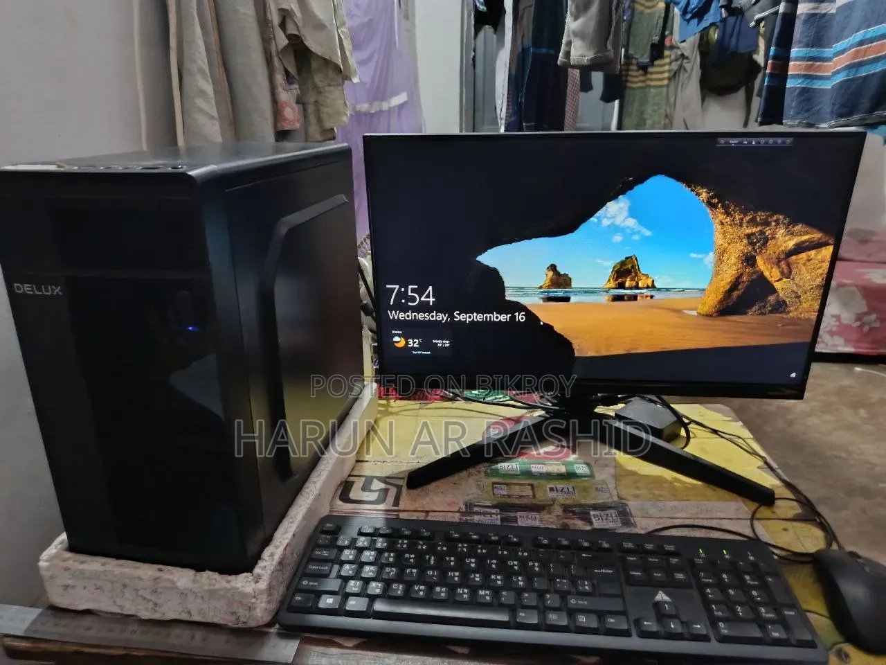 Desktop Computer Asus 8GB Intel Core i3 HDD+SSD 1TB