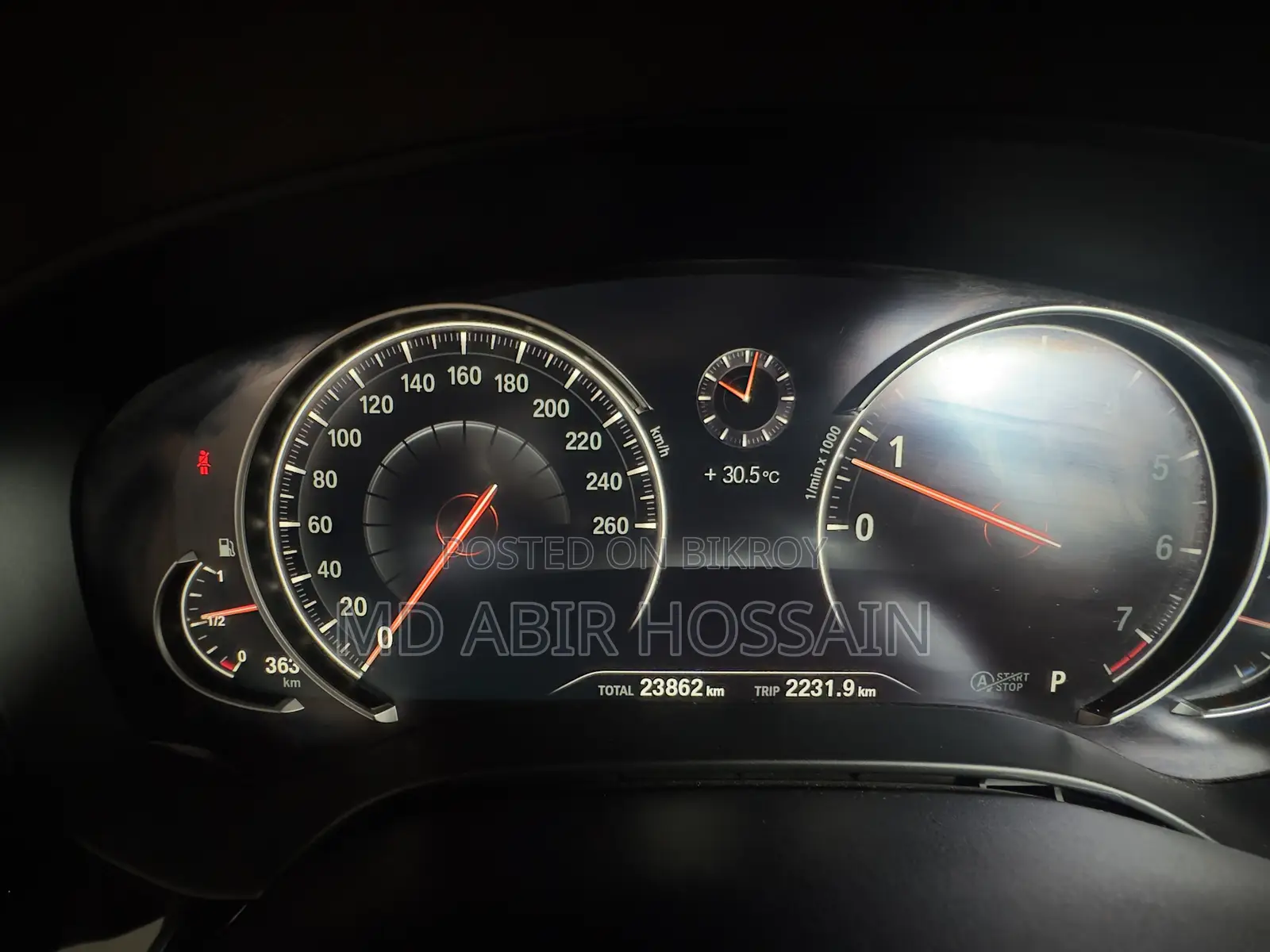 BMW 530i 2017 ব্লু