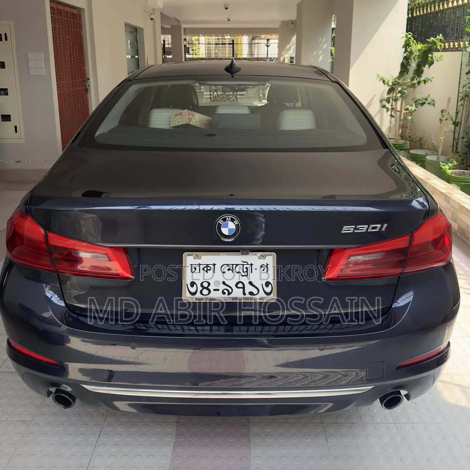 BMW 530i 2017 ব্লু