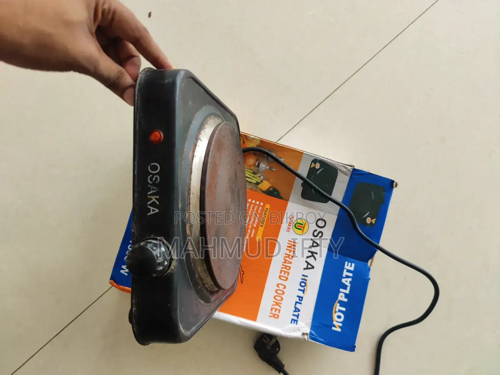OSAKA 1500W Premium Hot Plate (162D)