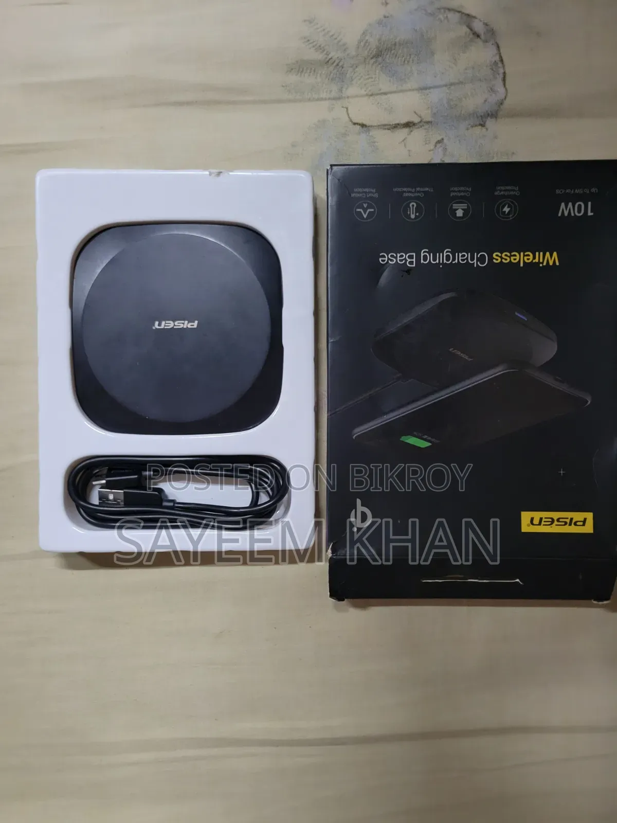 ওয়্যারলেস চার্জার (pisen)