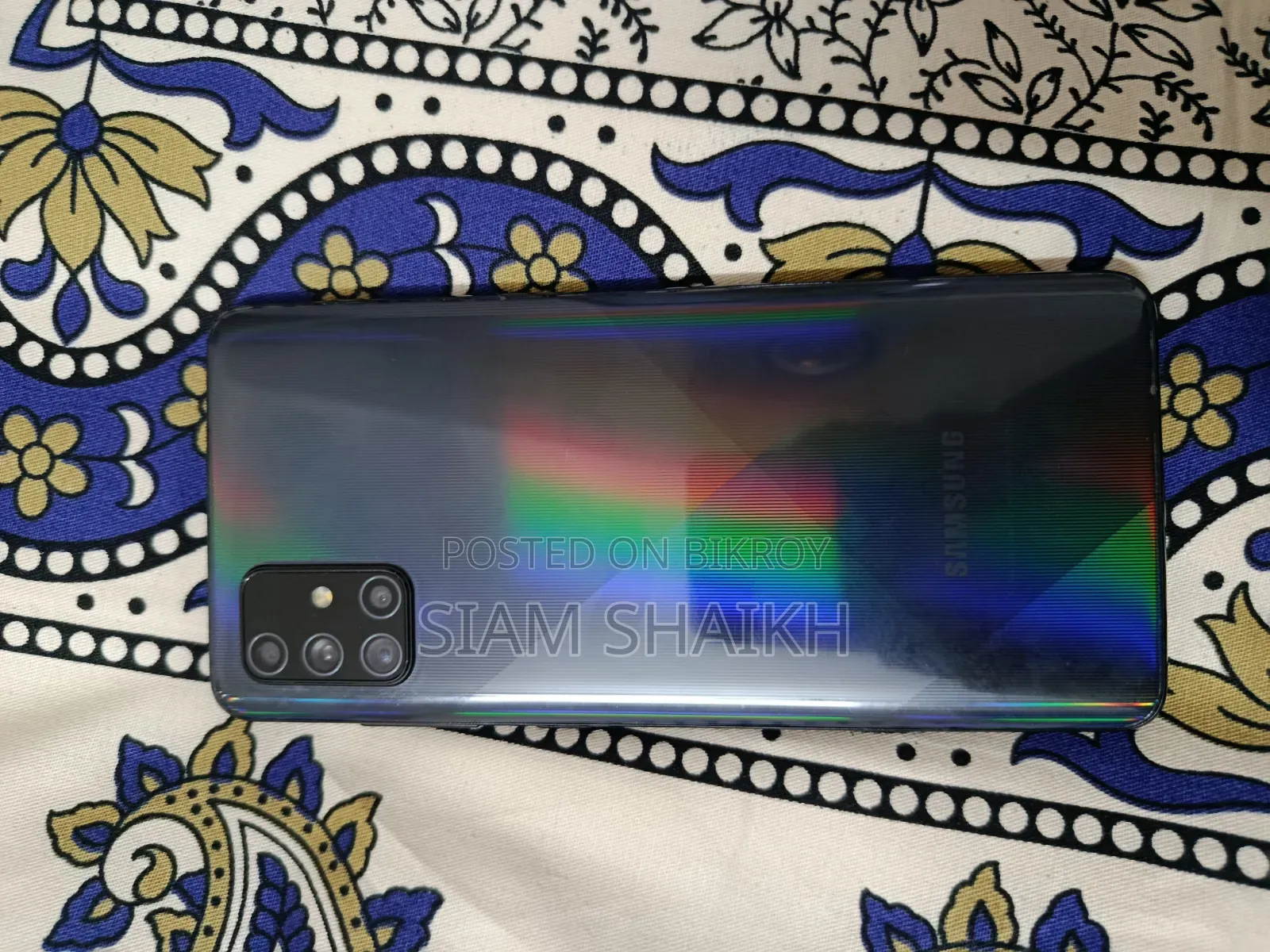 Samsung Galaxy A71 128 জিবি ব্ল্যাক