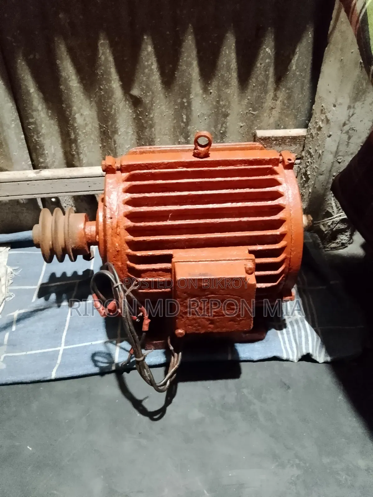 সাত হর্সপাওয়ার মটর থ্রি ফেজ ১০০% তামা