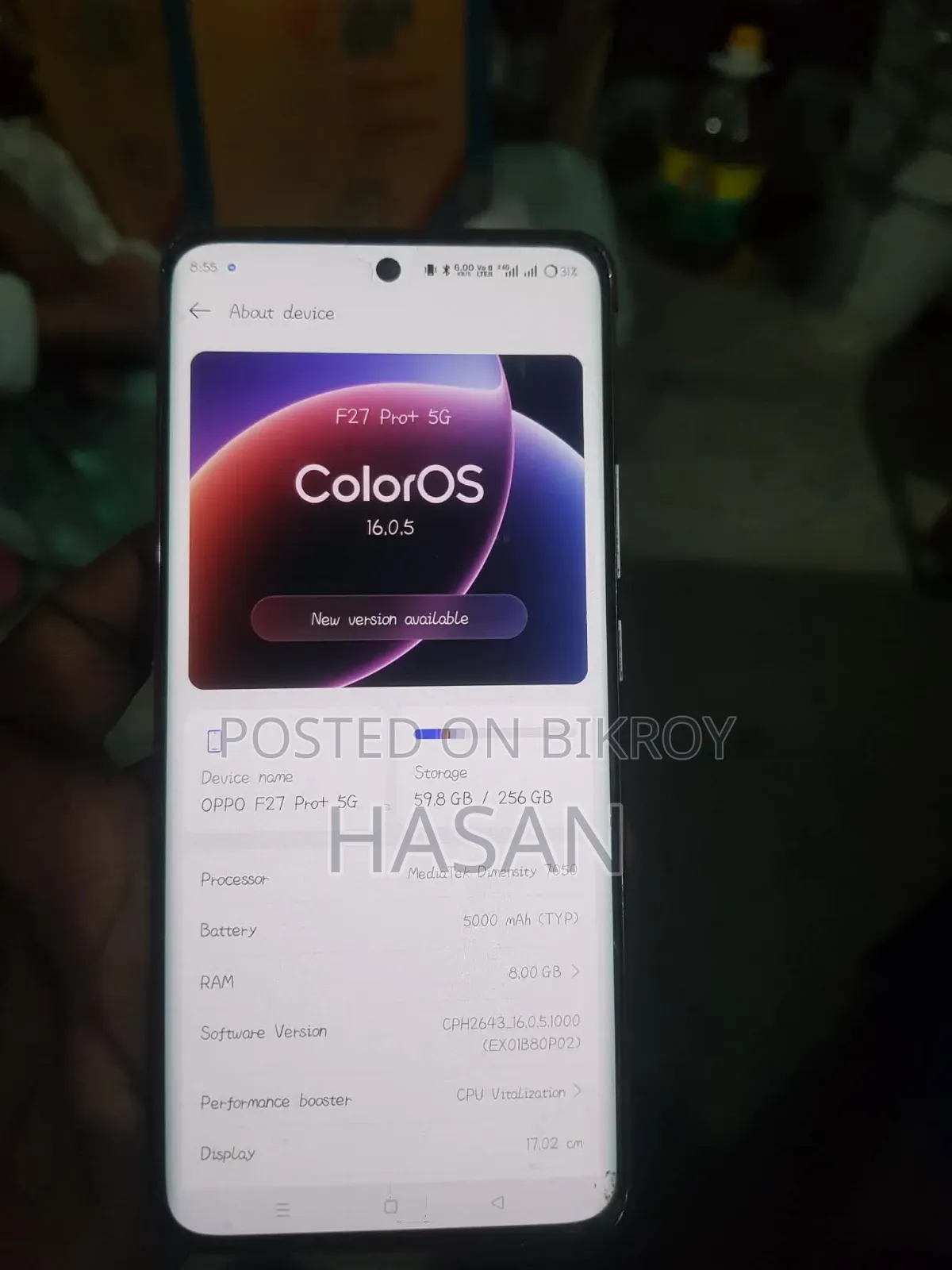Oppo F27 Pro+ 256 GB Rose Gold