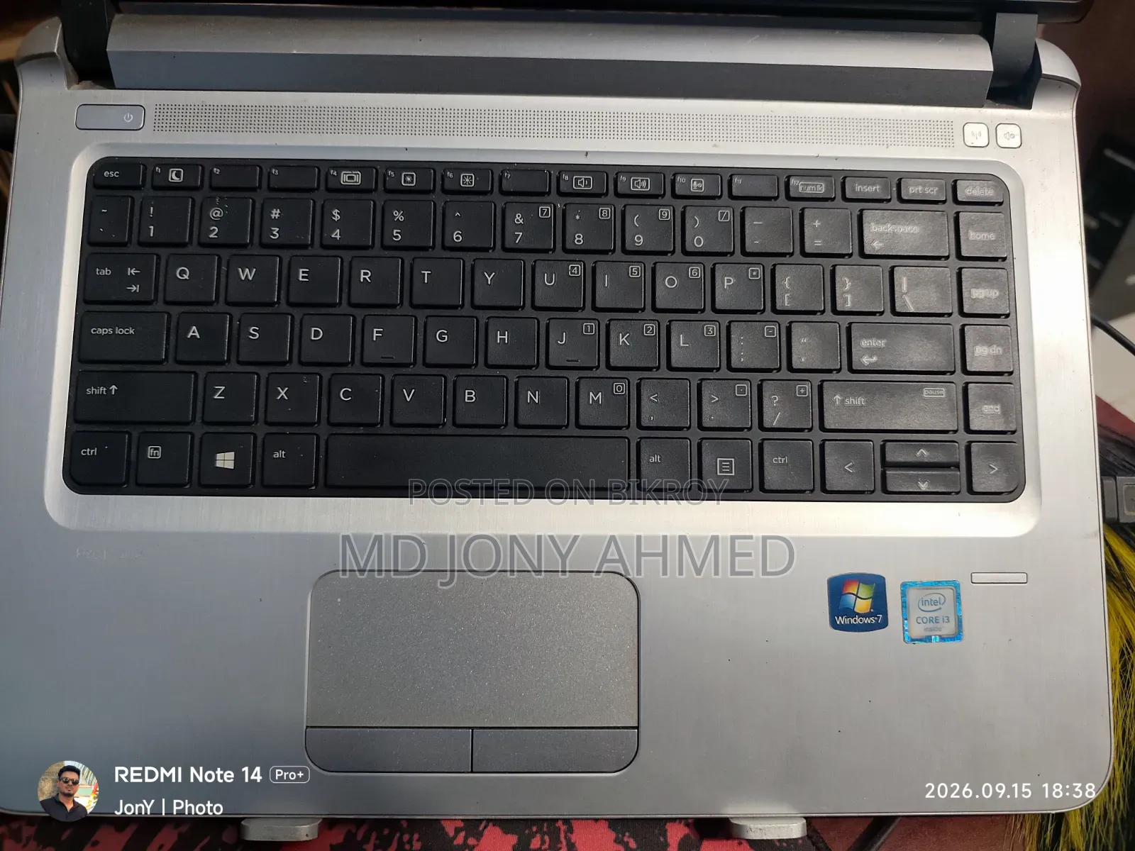 Laptop HP ProBook 440 G3 4GB Intel Core i3 HDD+SSD 500GB