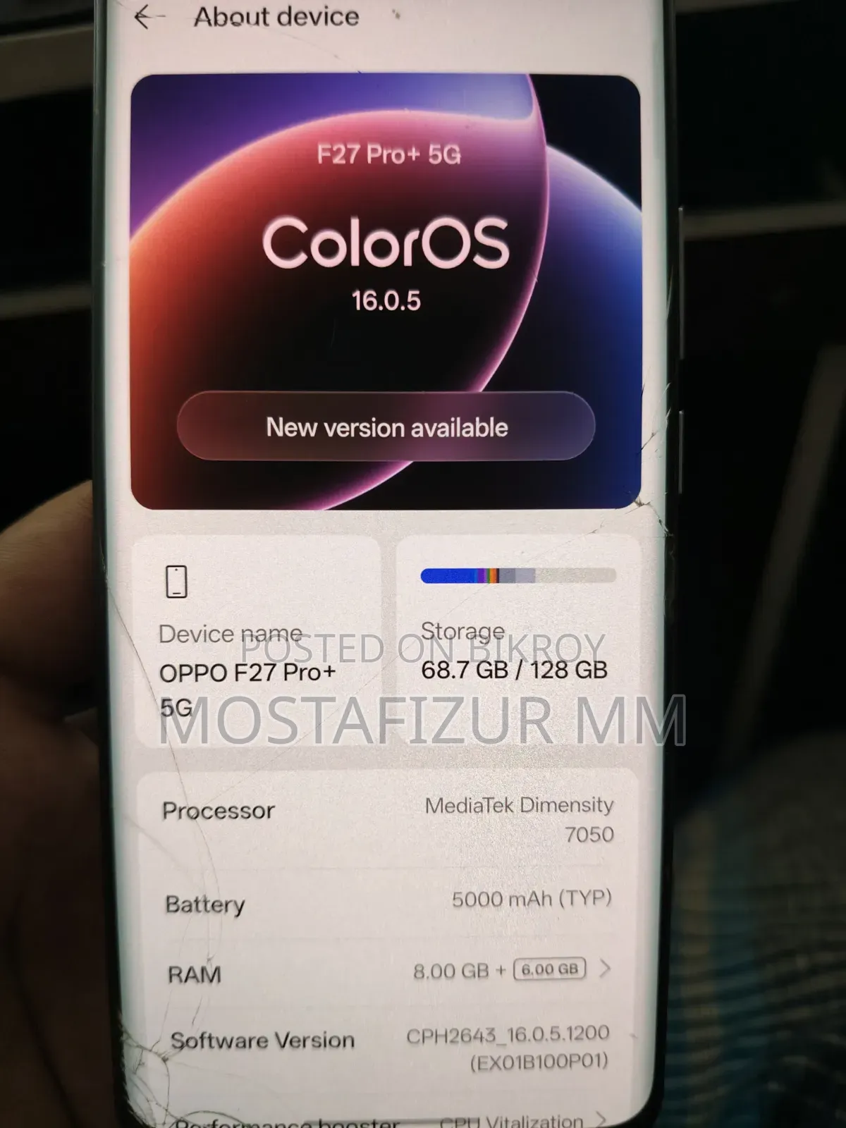 Oppo F27 Pro+ 128 GB Purple