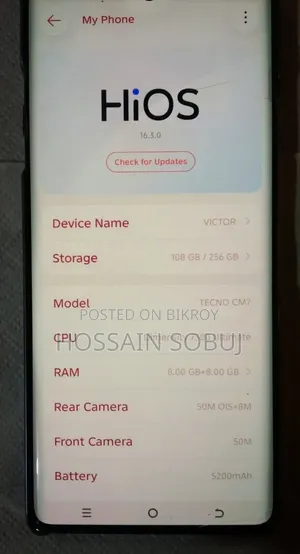 Tecno Camon 40 256 GB Gray