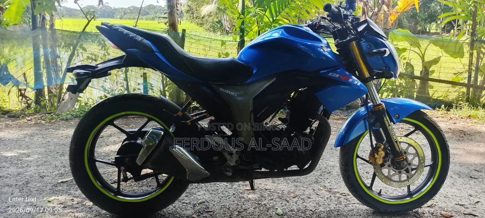 Suzuki Gixxer 2023 Blue