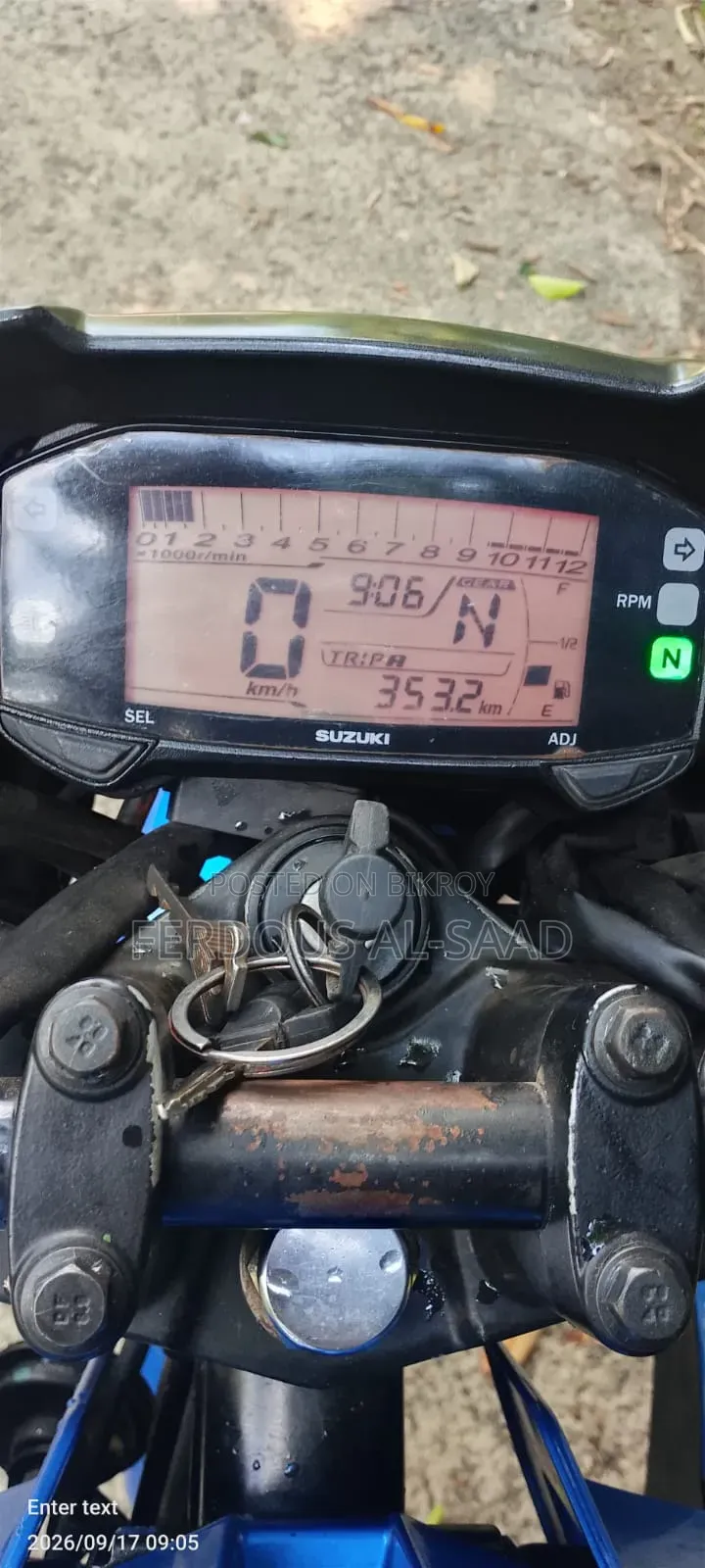 Suzuki Gixxer 2023 Blue