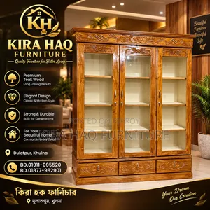 Chittagong Teak Wood Single Panel Cabinet