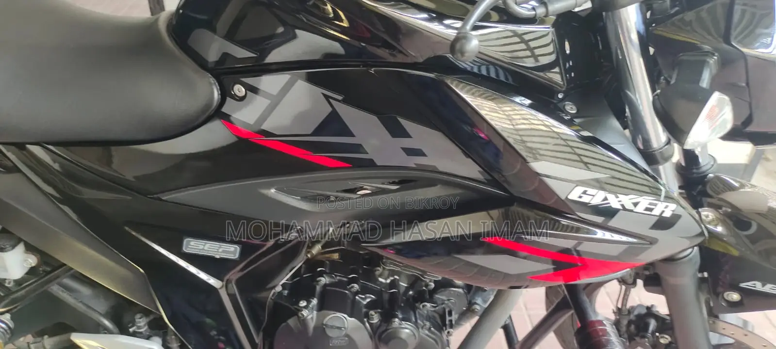 Suzuki Gixxer 2021 Black