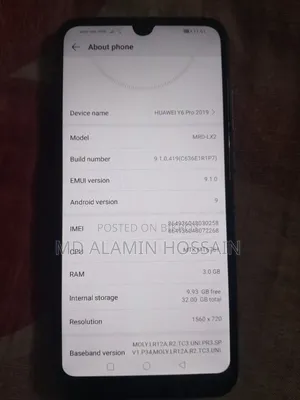 Huawei Y6 Pro 2019 32 GB Black