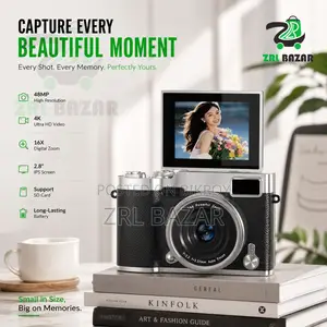 M9 Retro Flip Digital Camera | Dual Screen Camera With 16X Zoom