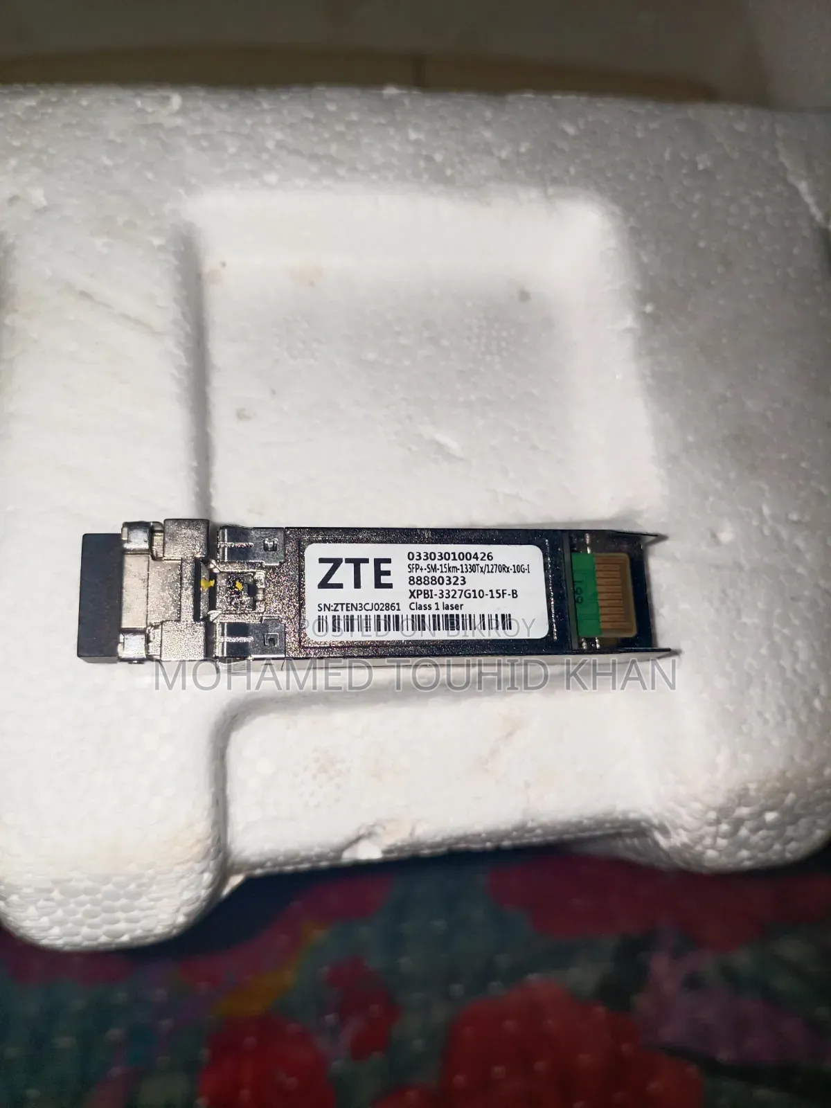 ZTE 10G SFP+ 15KM Single Mode Optical Transceiver | 10G Fiber Module