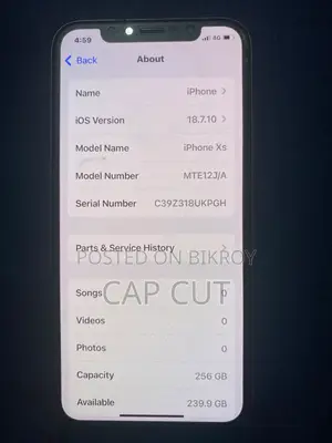 Apple iPhone XS 256 GB Rose Gold