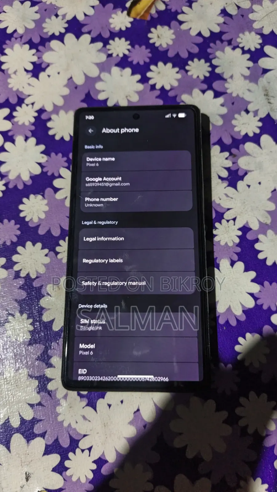 Google Pixel 6 128 GB White