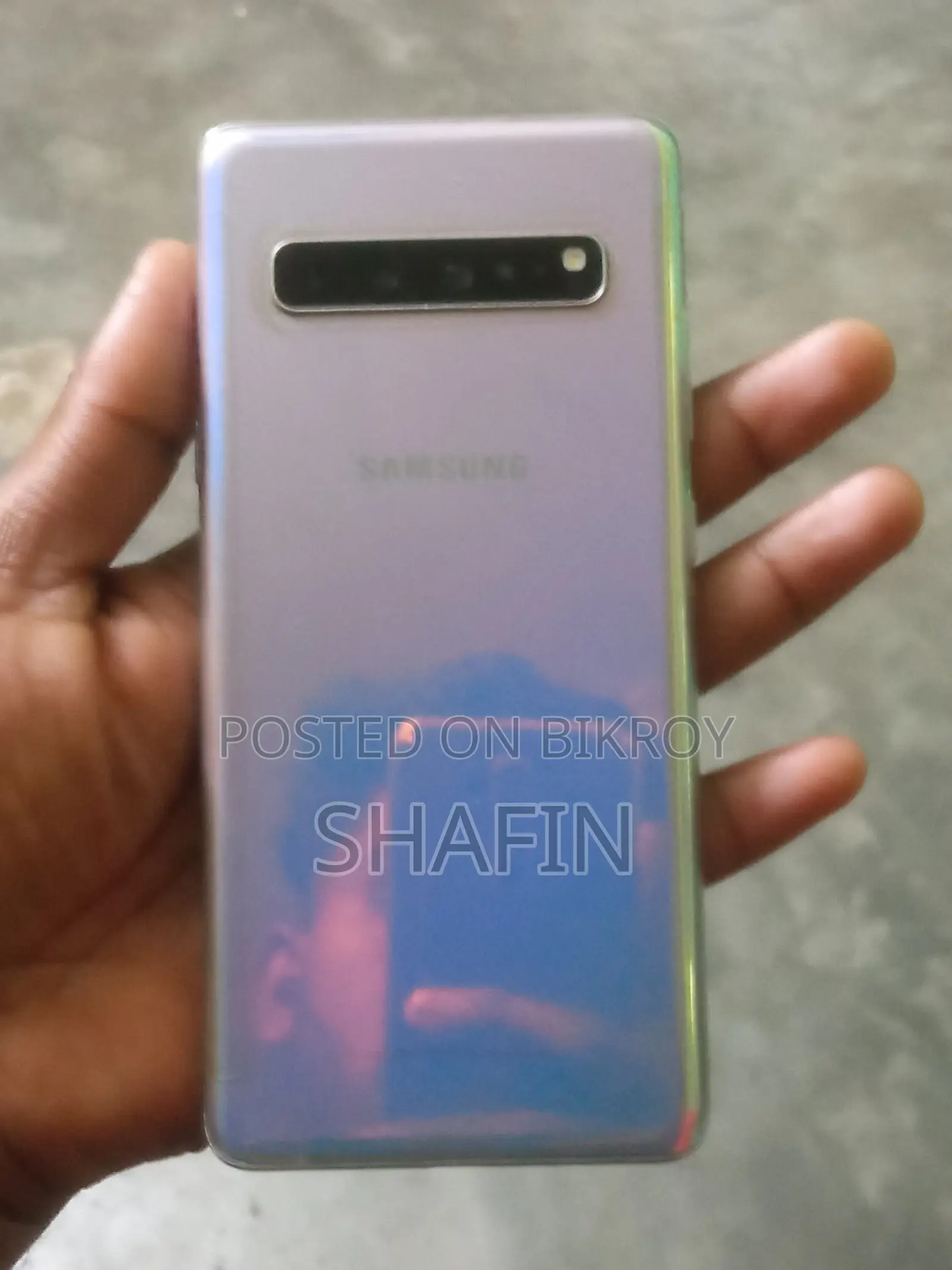 স্যামসাং গ্যালাক্সি এস১০ ৫জি ২৫৬ জিবি সিলভার
