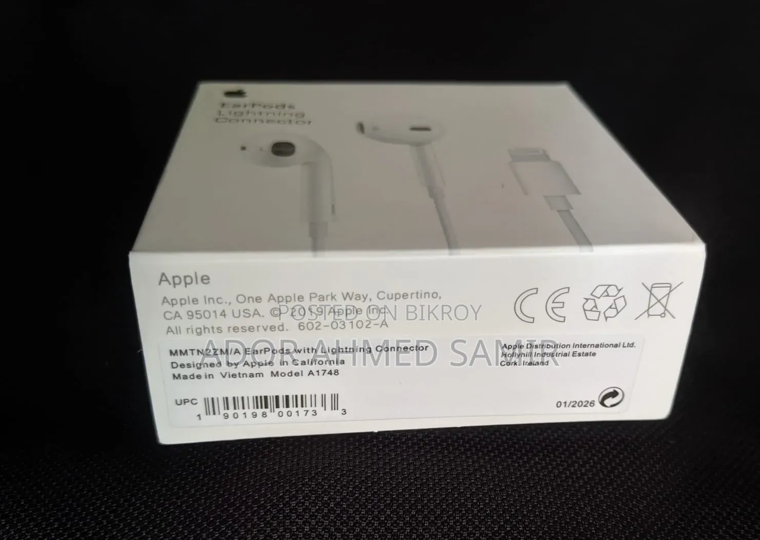 iPhone Authorised Lighting Earphone Full Intac