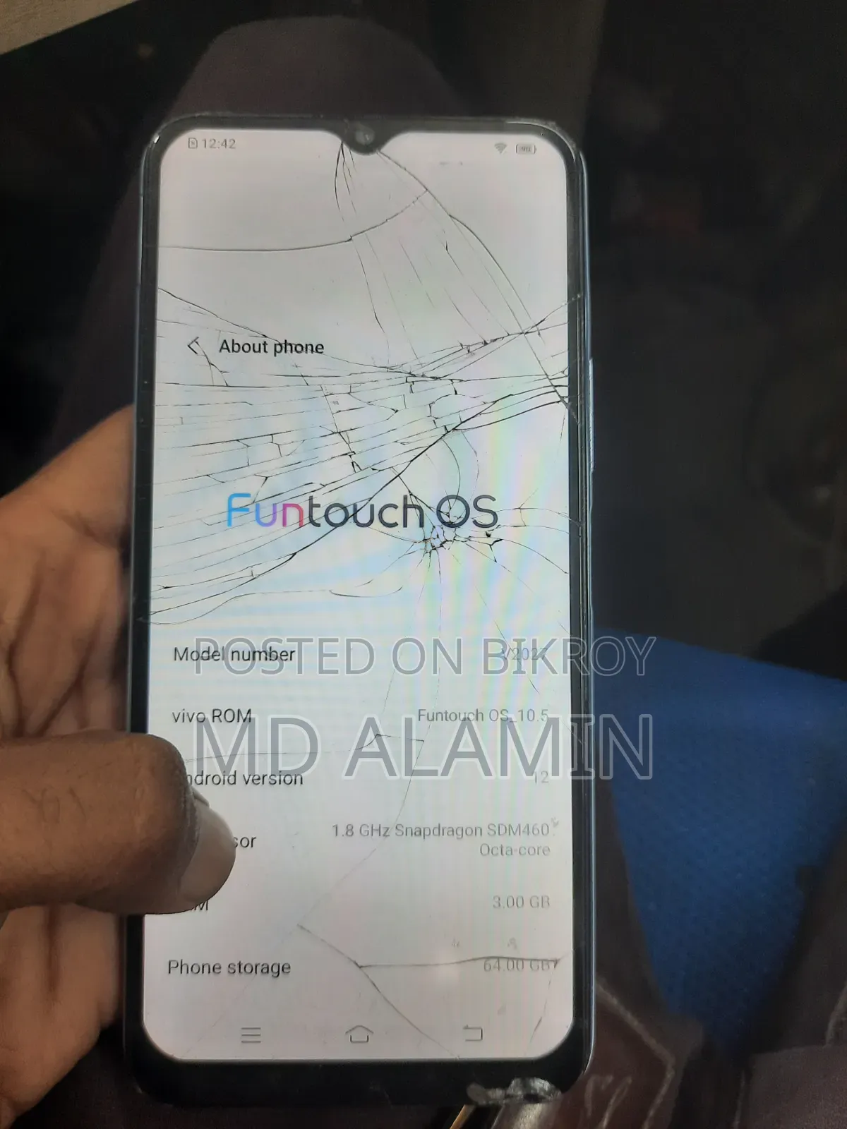 Vivo Y20 64 GB Blue