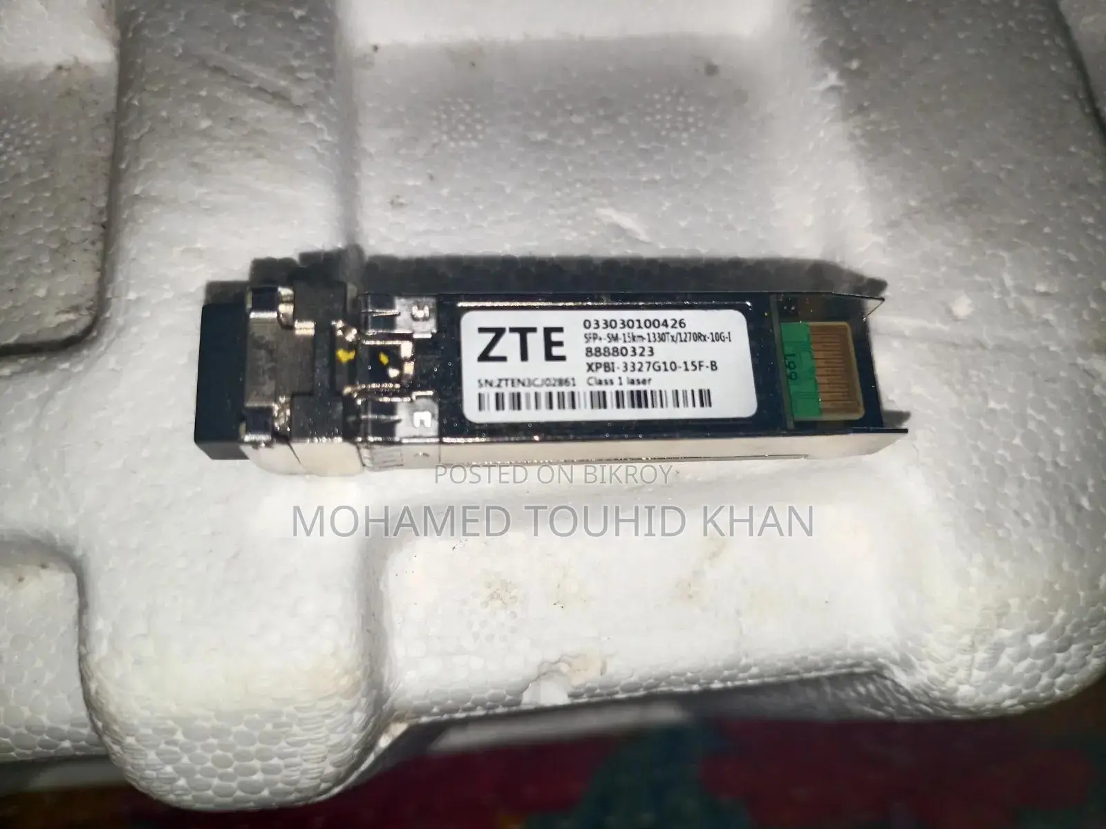 ZTE 10G SFP+ 15KM Single Mode Optical Transceiver | 10G Fiber Module