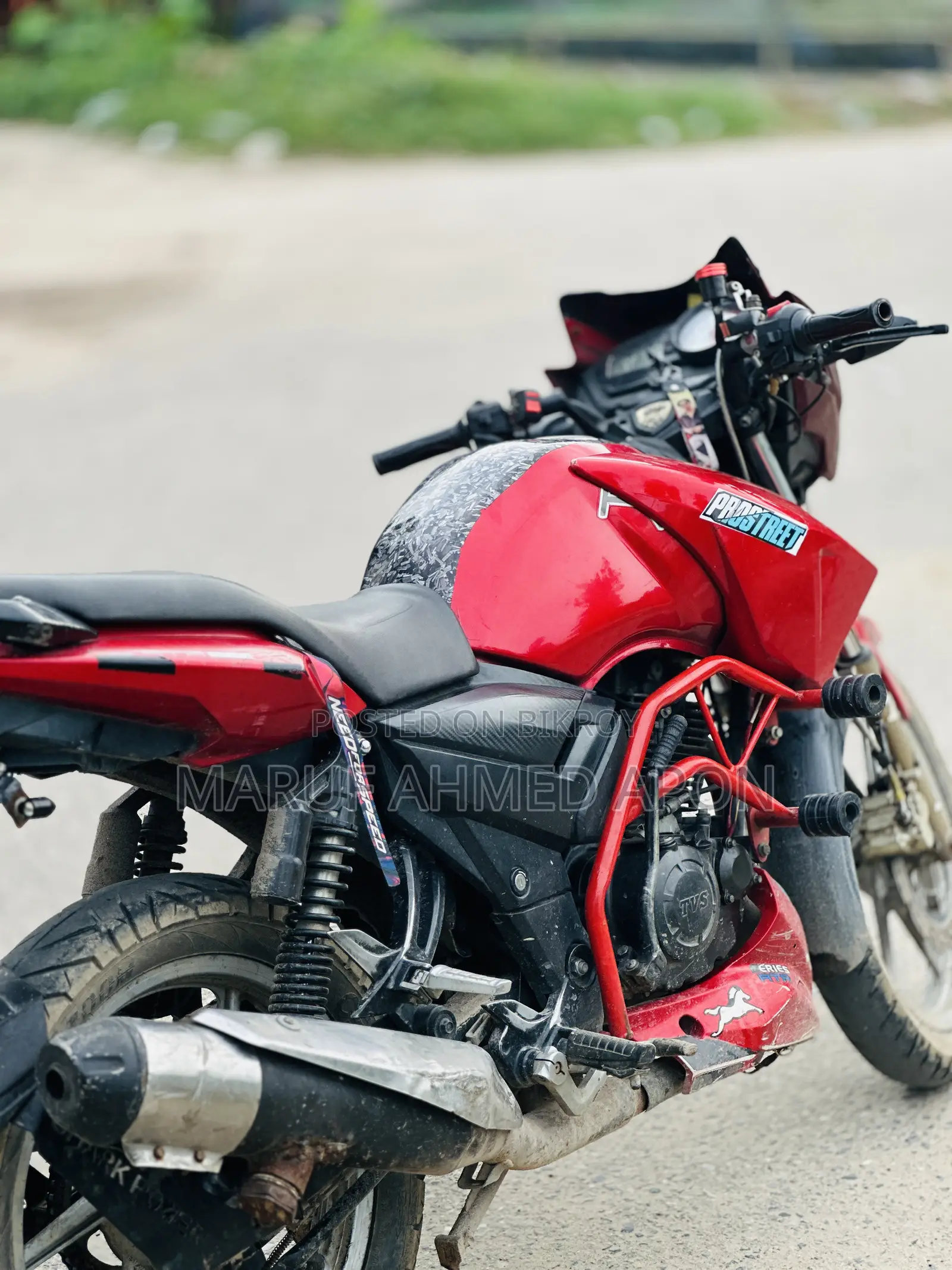 TVS Apache RTR 160 2V 2018 Red