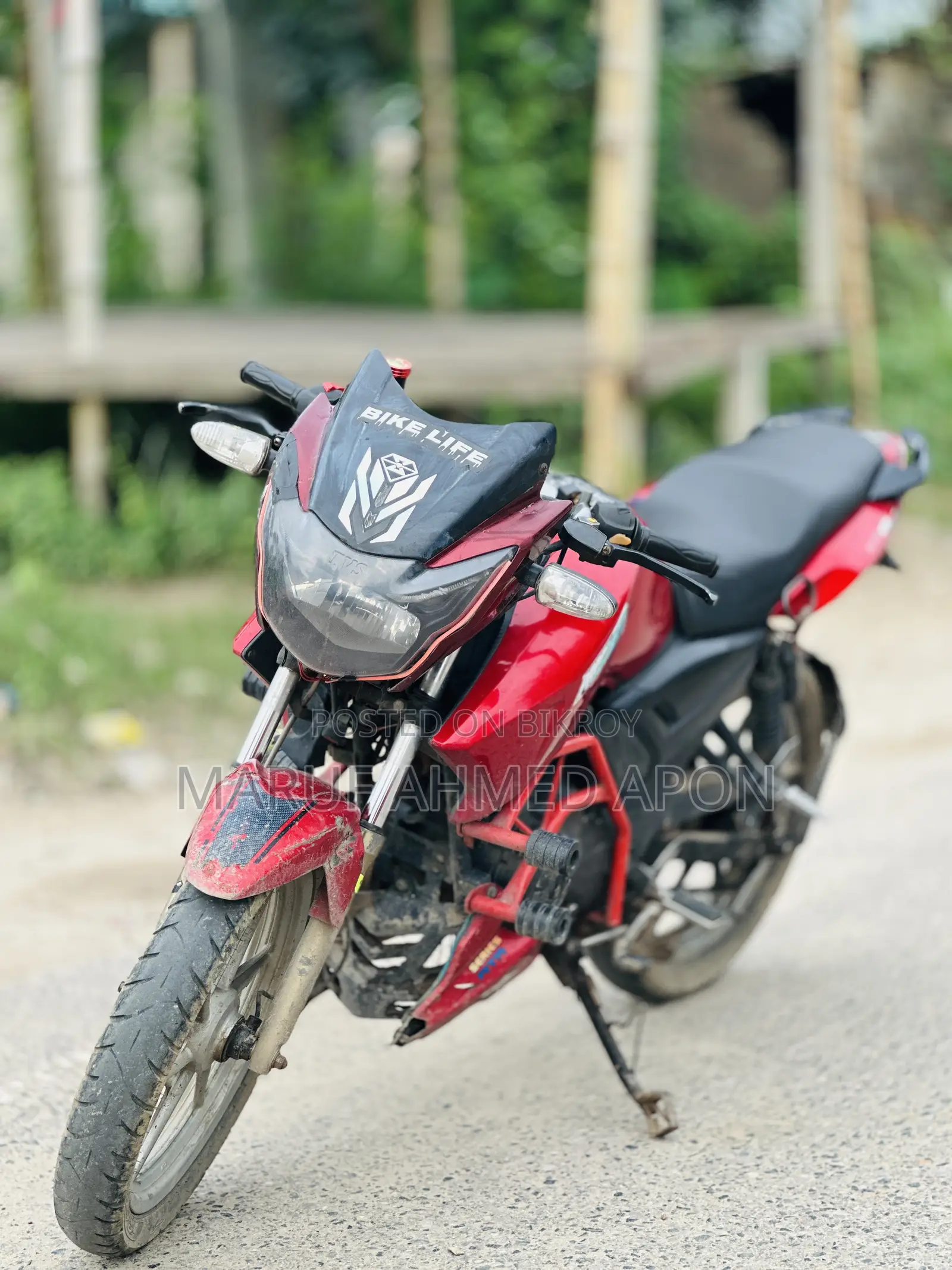 TVS Apache RTR 160 2V 2018 Red