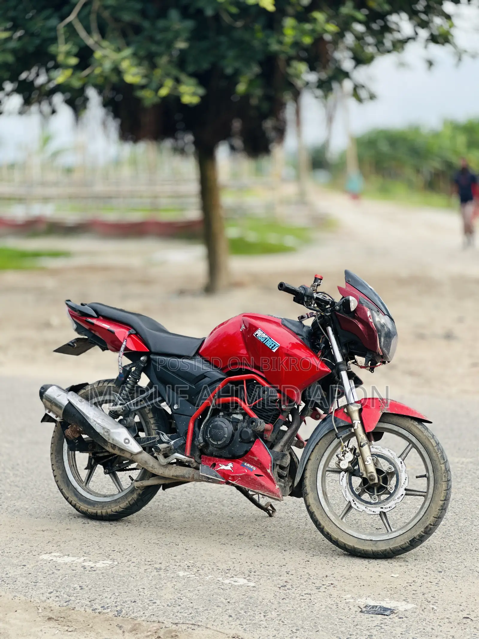TVS Apache RTR 160 2V 2018 Red