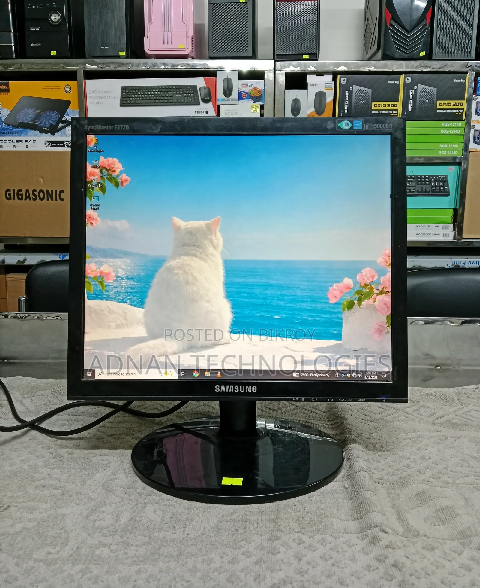 Samsung SyncMaster E1720NR – 17″ HD Monitor -Full Fresh